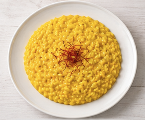 Risotto alla Milanese — piatto pronto