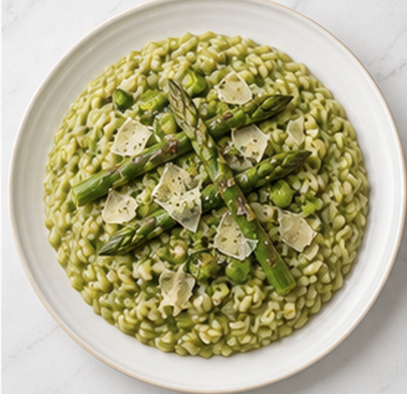 Risotto agli Asparagi — piatto pronto