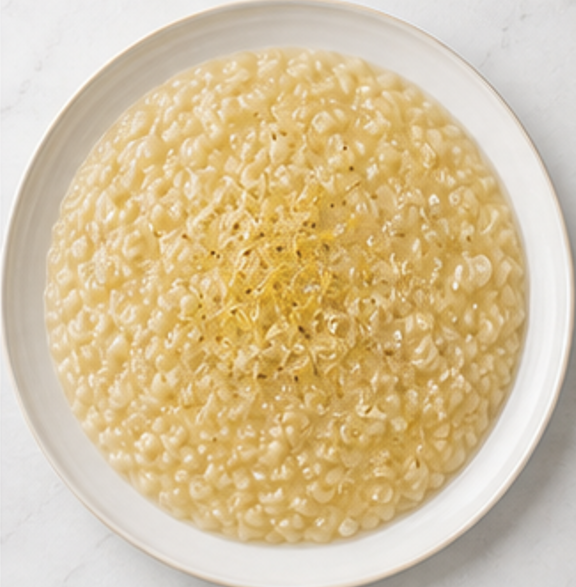 Risotto al Prosecco — piatto pronto