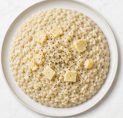 Risotto al Castelmagno — piatto pronto