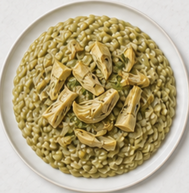 Risotto ai Carciofi — piatto pronto