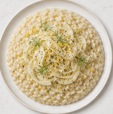 Risotto al Finocchio — piatto pronto