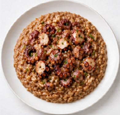 Risotto al Polpo — piatto pronto