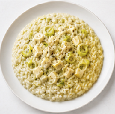Risotto Porri e Taleggio — piatto pronto