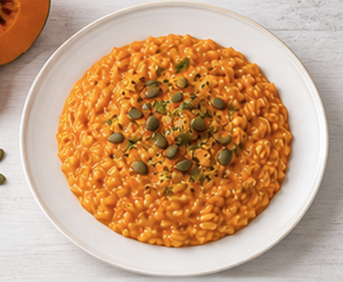 Risotto alla Zucca — piatto pronto