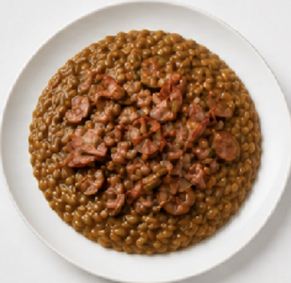 Risotto Cotechino e Lenticchie — piatto pronto