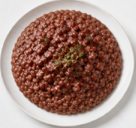 Risotto al Lambrusco — piatto pronto